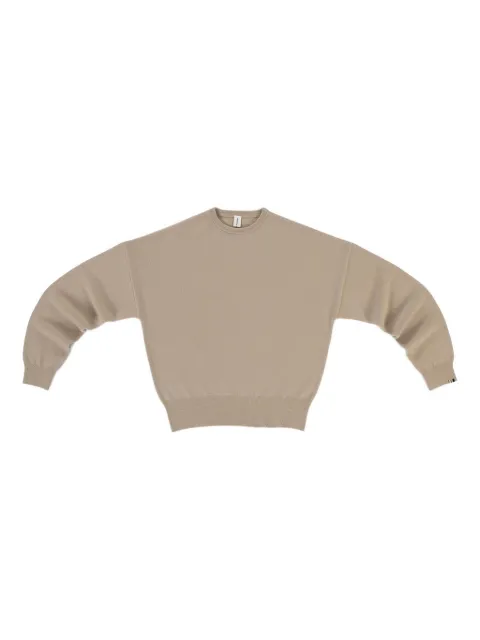 extreme cashmere crew-neck long-sleeve sweater Neutrals 355TES