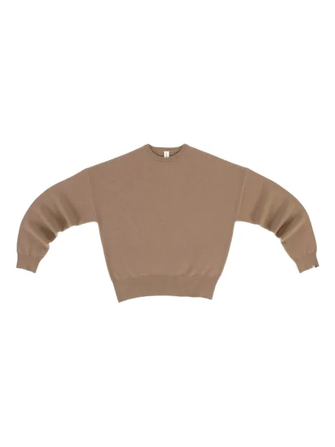 extreme cashmere crew-neck sweater Brown 355TES