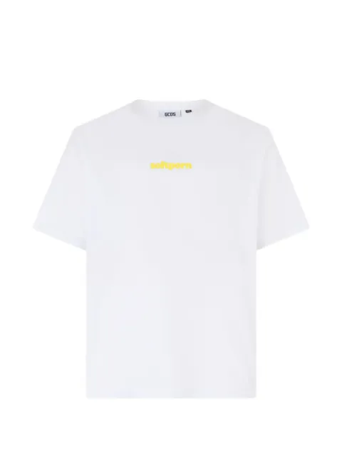 GCDS embroidered-motif T-shirt White A2CM2307JG3