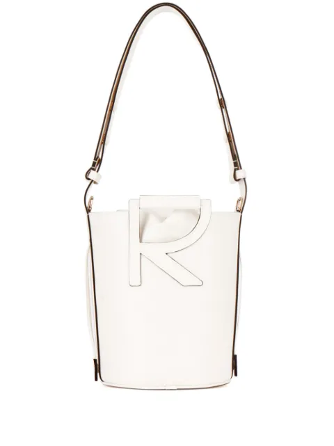 Roger Vivier leather bucket bag White RBWANNK0300XMA
