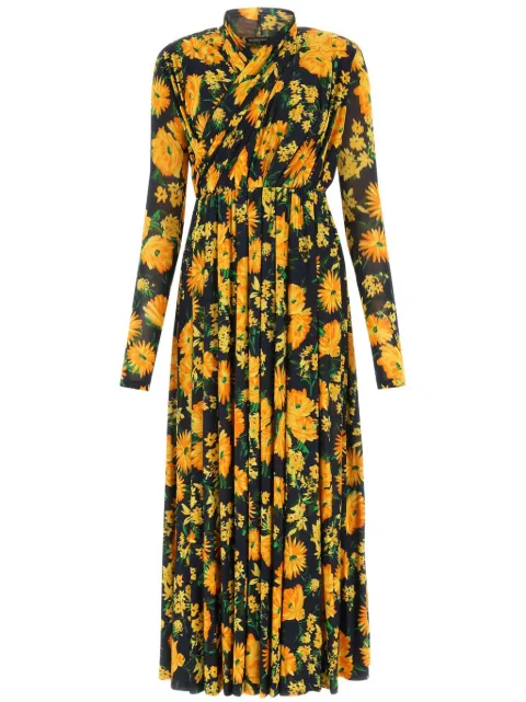 Balenciaga floral-print maxi dress Yellow 721772TNL33