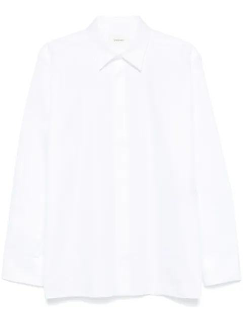 Saint Laurent stripe-jacquard shirt White 795529Y1J11