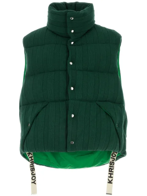 Khrisjoy padded gilet Green CFPM049NKN