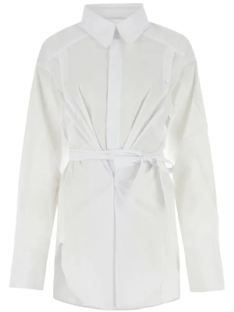 Setchu Geisha poplin shirt White H015C004