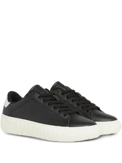 Tommy Hilfiger leather sneakers Black EN0EN02273