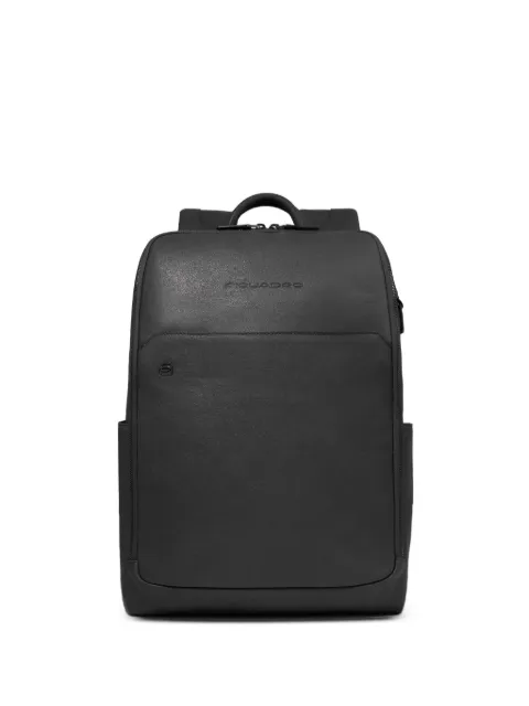 PIQUADRO leather laptop backpack Black CA6503B3