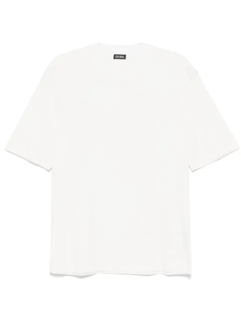 Zegna crew-neck T-shirt White UE366A8E734