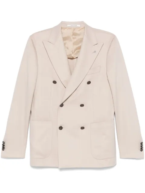 Tagliatore brooch-detail blazer Neutrals 1SVS20K190014U