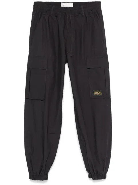 Champion logo-patch cargo trousers Blue 220415
