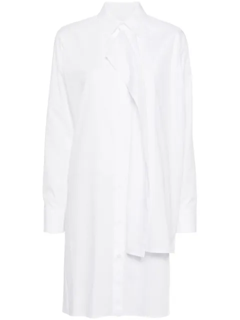 Yohji Yamamoto layered-design shirt Neutrals FOB62002
