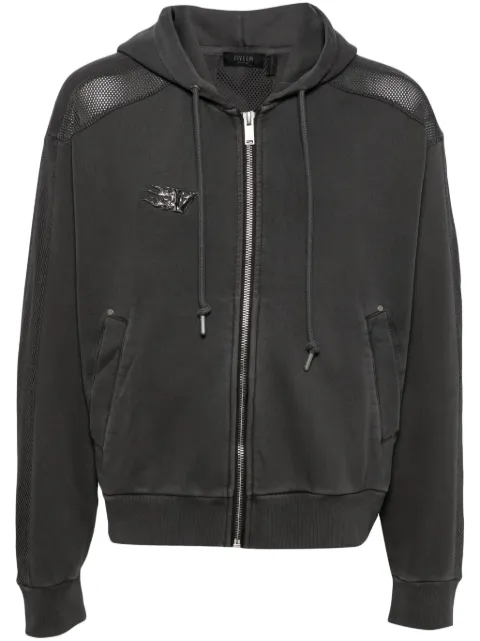 FIVE CM Patchwork hoodie Grey 5CXSWV3500F4