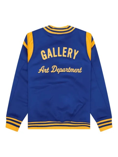 GALLERY DEPT. logo-appliqué wool bomber jacket Blue GDV20000