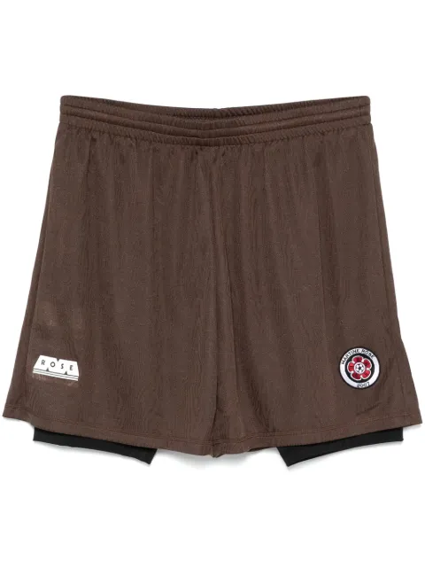 Martine Rose Double Football shorts Brown 159JT02700