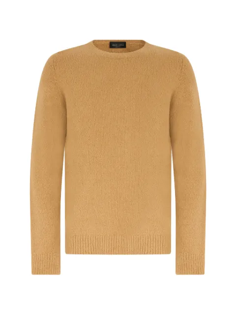 Roberto Collina bouclé sweater Brown RA45001