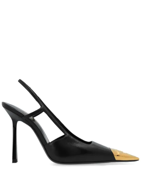 Saint Laurent 110mm Jeanne slingback pumps Black 800164PCEXAADX21000
