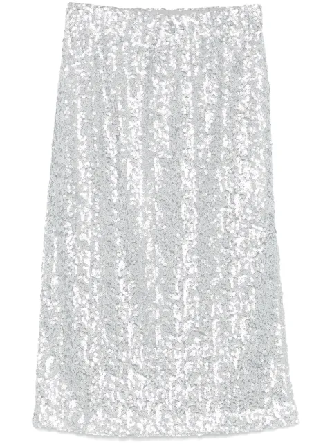 Stine Goya sequin embellished midi skirt Grey SGSK003