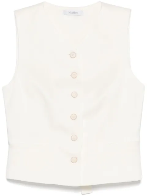 Max Mara Mirella waistcoat White 2511911012600