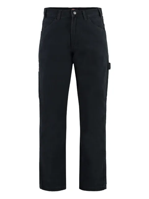 DICKIES logo-patch jeans Black DK0A4XIFC401