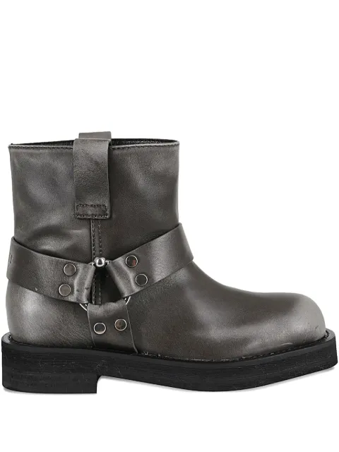 3juin 35mm logo-debossed boots Grey 325W7006C1030K19