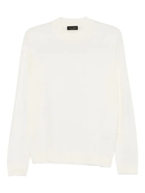 Roberto Collina fine-knit sweater Neutrals RA01006