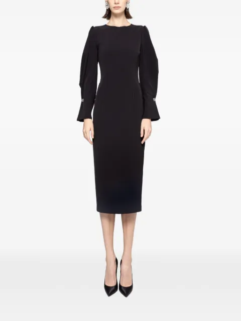 NISSA cady midi dress Black RC15151