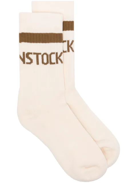Birkenstock logo-intarsia socks Neutrals 1026209