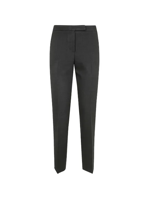 Peserico pressed-crease cropped trousers Grey P0495301934