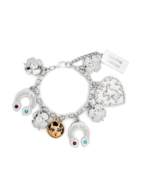 Chopova Lowena charm-detail bracelet Silver 6536