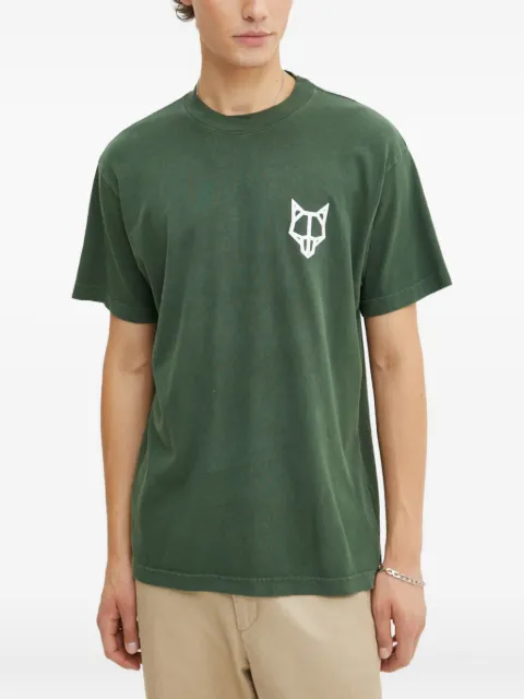 NAKED WOLFE logo-print T-shirt Green CLASSIC