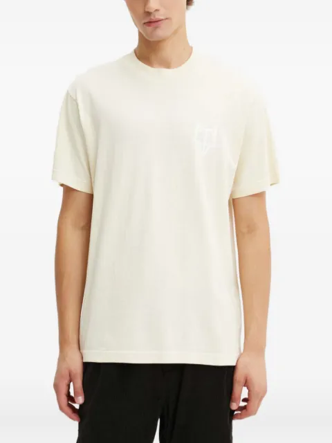 NAKED WOLFE logo-print T-shirt Neutrals CLASSIC