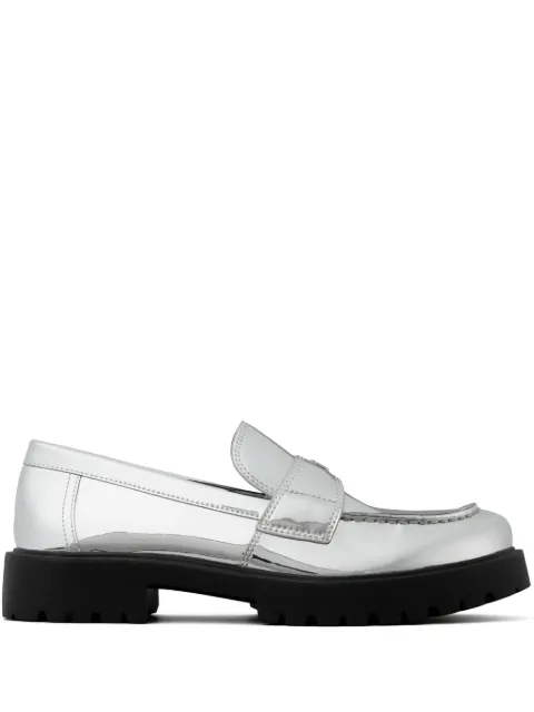 Tory Burch Classic lug loafers Silver 159319
