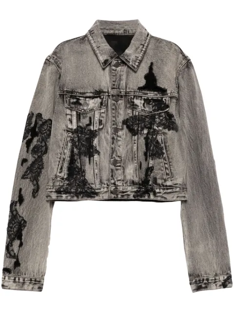 JNBY distressed denim jacket Grey 5O9614120