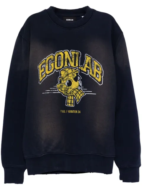 EGONlab. Dragon sweatshirt Blue AW24SW002A