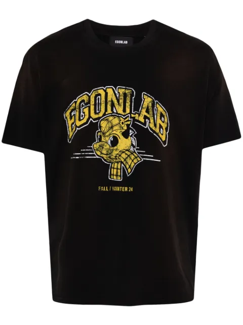 EGONlab. Dragon T-shirt Black AW24TE002C