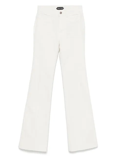 TOM FORD wide-leg jeans White PAD123DEX224