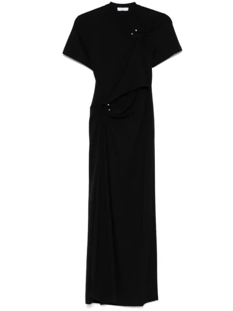 Rabanne jersey midi dress Black 25PJRO062CO0555