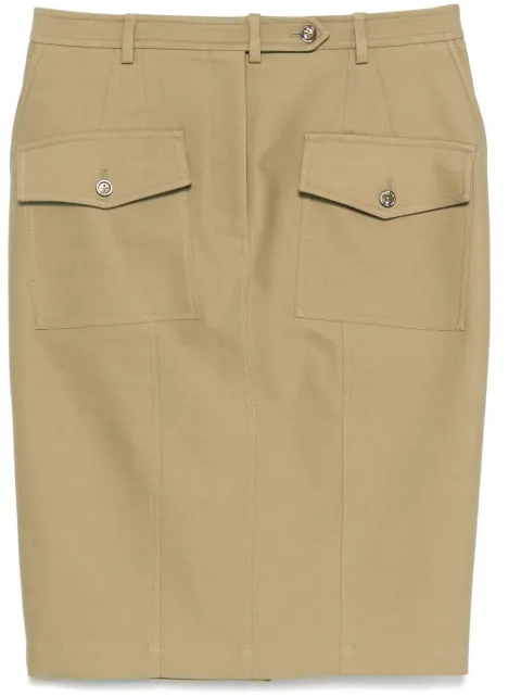 TOM FORD patch-pocket midi skirt Green GC5768FAX1402