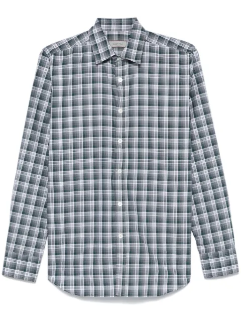 Canali checked shirt Green CSL7077GL03338