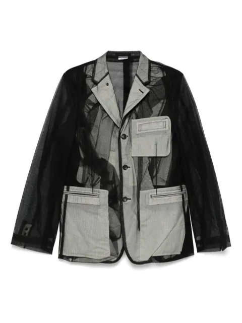 Comme des Garçons Homme Plus tulle blazer Black POJ033