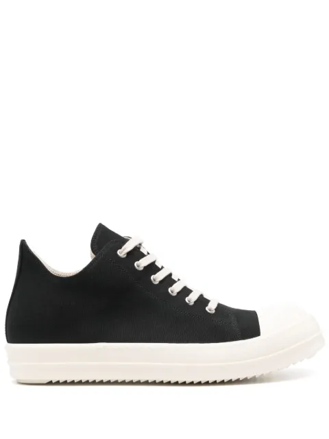 Rick Owens DRKSHDW canvas sneakers Black DU01E3802CVS