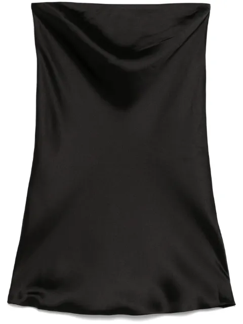 Norma Kamali bias-cut strapless mini dress Black ST1243CBC96001