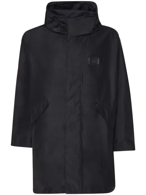 Dolce & Gabbana logo-plaque parka Black G047XTFUS0Z