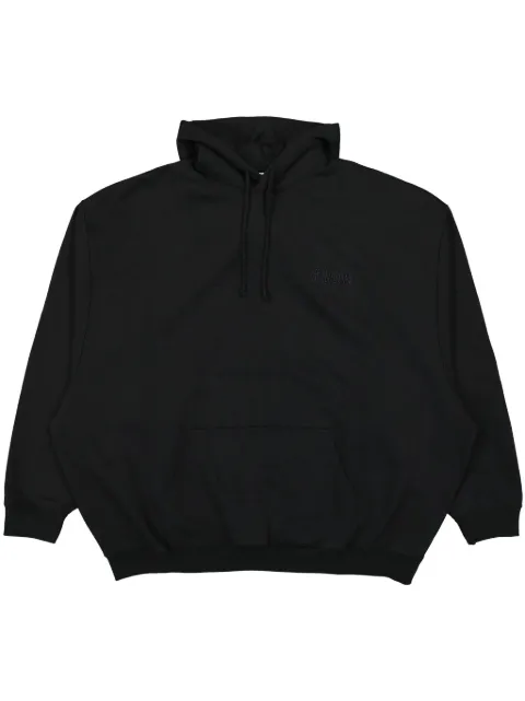 VETEMENTS logo-embroidered hoodie Black UA65HD100B