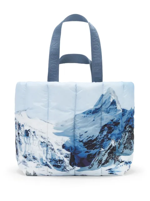 Perfect Moment mountain-print tote bag Blue U80001772207