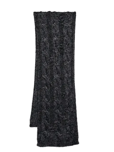 Onefifteen x Suii cable knit scarf Blue OF2462