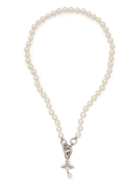 Vivienne Westwood Aleksa pearl necklace White 6301011102P226CN