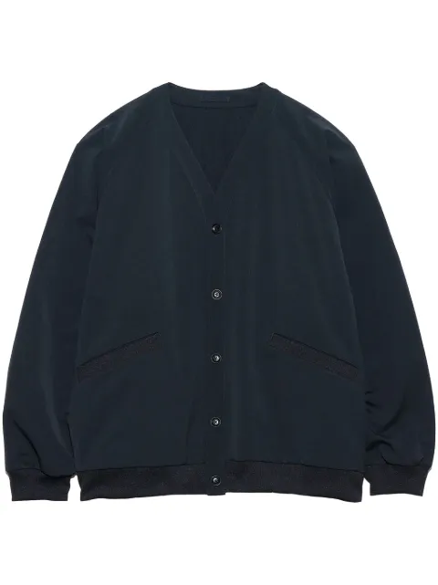 Nanamica knit cardigan Black SUHF359E