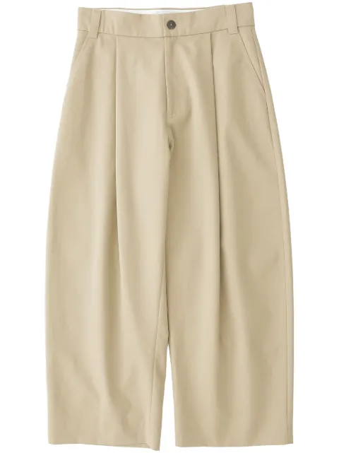 Studio Nicholson Sorte trousers Neutrals PTCALSA106PR