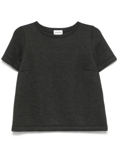 P.A.R.O.S.H. scuba-jersey T-shirt Grey D313043REMIX