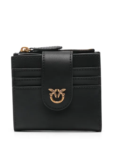 PINKO small smooth leather wallet with logo Black 103610A0F1